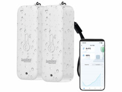 2 thermomètres-hygromètres connectés étanches avec fonction bluetooth