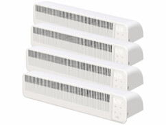 Pack de 4 ventilateurs rechargeables pour chauffage à 3 vitesses de la marque Sichler Haushaltsgeräte