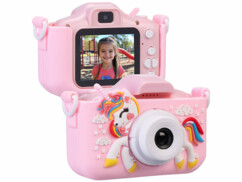Appareil photo pour enfant DV-55.kids 2 objectifs avec étui licorne rose