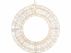 Couronne 1800 LED scintillantes blanc chaud Ø 38 cm