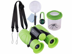 Jumelles pour enfants grossissement 8x et kit d'exploration