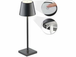Lampe de table d'extérieur à LED avec variateur tactile 