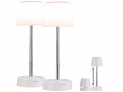 2 Lampes de table téléscopiques solaires