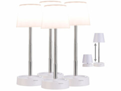 4 Lampe de table téléscopiques solaires