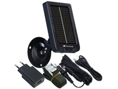 Panneau solaire avec batterie 3000 mAh pour caméra nature