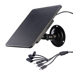 Panneau solaire PB-80.solar avec batterie 10400 mAh pour caméra de chasse et caméra de surveillance