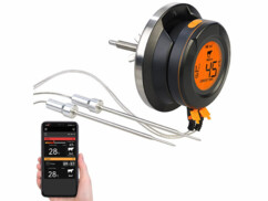 Thermomètre connecté pour barbecue avec 2 capteurs DGT-50.app