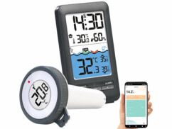 Thermomètre digital sans fil pour réfrigérateur et congélateur avec 2  capteurs, Thermomètres et minuteurs
