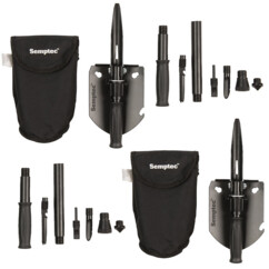 2 pelles multifonctions 11 en 1 pour couper, scier vues de face