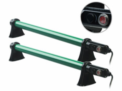 2 radiateurs électriques tubulaires pour serre de jardin - 90 W