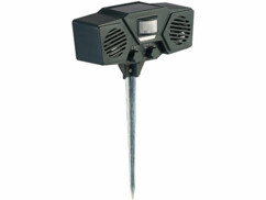 Appareil anti-nuisibles solaire T-815 avec ultrasons et lumière clignotante.