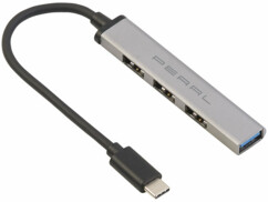 Hub USB-C passif avec 4 ports USB, par Pearl