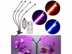 Lampe LED à lumière rouge et bleue et minuteur pour une croissance optimale des plantes par Lunartec