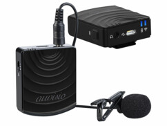 Microphone sans fil avec récepteur jack 3,5 mm, par Auvisio
