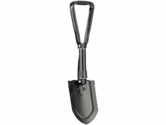 Pelle pliable 3 en 1 en acier carbone avec fonction pioche et scie.