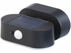 Projecteur LED solaire sans fil avec capteur de mouvement.