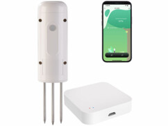 Thermomètre-hygromètre de sol connecté compatible ZigBee avec passerelle wifi