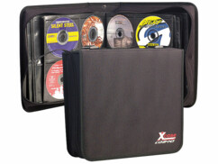 Pack de 2 pochettes de rangement pour CD/DVD/Blu-Ray de la marque XCas