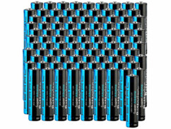 100 piles super alcalines AAA (LR03) 1,5V