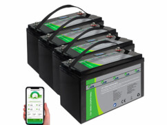 4 batteries LiFePO4 avec fonction bluetooth, BMS et écran LCD de la marque Tka Köbele Akkutechnik