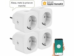 4 prises connectées SF-510 certifiées Apple HomeKit et commandes vocales