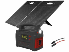 Kit panneau solaire 50 W avec batterie HSG-900 et câbles