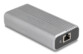 Adaptateur réseau Delock en aluminium avec ailettes de refroidissement, port RJ45 et logo Delock gravé
