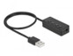 Adaptateur USB d’écouteurs et microphone avec 2 jacks stéréo pour Windows et Mac