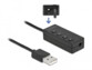 Adaptateur USB d’écouteurs et microphone avec 2 jacks stéréo pour Windows et Mac