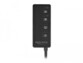 Adaptateur USB d’écouteurs et microphone avec 2 jacks stéréo pour Windows et Mac