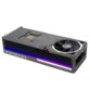 Carte graphique Asus ROG Astral GeForce RTX 5090 présentée avec son emballage noir aux accents verts NVIDIA, mentions QuadFan, 32 Go GDDR7 et DLSS 4