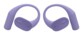 Écouteurs ouverts sans fil Sense Lite violets avec crochets auriculaires
