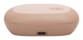 Boîtier fermé beige avec inscription SENSE LITE, port USB-C et logo JBL sur le dessus