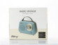 Enceinte/radio rétro bleue bluetooth FM USB