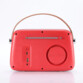 Enceinte/radio rétro rouge bluetooth FM USB