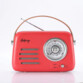 Enceinte/radio rétro rouge bluetooth FM USB