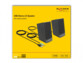 Haut-parleurs PC USB stéréo 2.0 avec jack mâle 3,5 mm