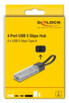 Hub USB 3.2 4 ports USB A avec connexion USB C ou USB A
