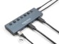 Hub USB-C 7 ports 5 Gbit/s avec interrupteurs