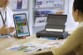 Imprimante portable Wifi avec batterie format, d'impression A4 recto-verso