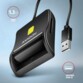 Lecteur de cartes USB-A pour Smart Card, SD, microSD et SIM