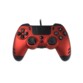 Manette de jeu vidéo filaire USB Metaltech pour PC et PS4 - Rouge