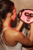 Masque LED dual pour visage et cou sans fil