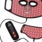 Masque LED dual pour visage et cou sans fil