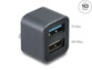 Mini hub USB C vers 2 ports USB A