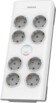 Multiprise parasurtenseur 8 prises avec câble 2 m