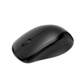 Souris sans fil ambidextre pour droitier et gaucher coloris noir avec 3 boutons de commande et molette de défilement