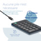 Pavé numérique ergonomique sans fil Numpad Break bluetooth