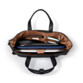 Sac à main pour PC portable 16" MUSE SIGNATURE ECO avec pochette - Noir/Brun