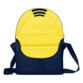 Sac bandoulière pour PC portable 13,3" LA garde robe - Jaune/Bleu marine